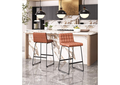 109950 Pago Barstool (Set Of 2) Brown