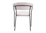 109669 Josephine Dining Chair (Set Of 2) Cream