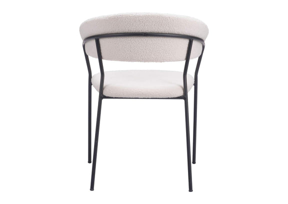 109669 Josephine Dining Chair (Set Of 2) Cream