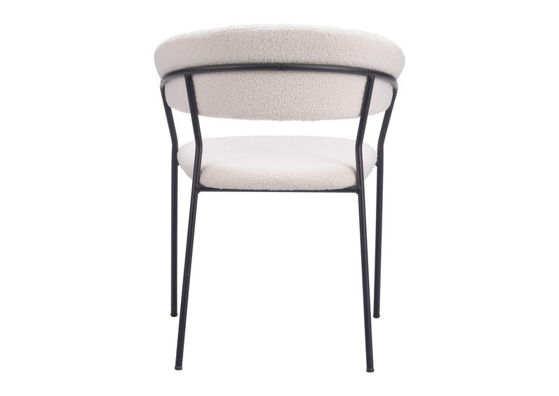 109669 Josephine Dining Chair (Set Of 2) Cream
