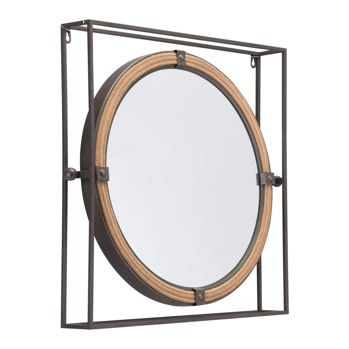 A12222 Capell Mirror Antique Gray