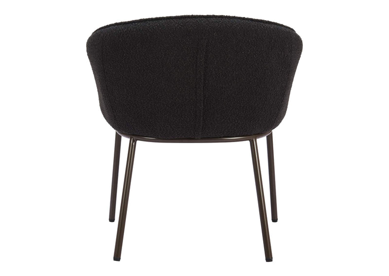 110102 Essen Dining Chair Black & Bronze