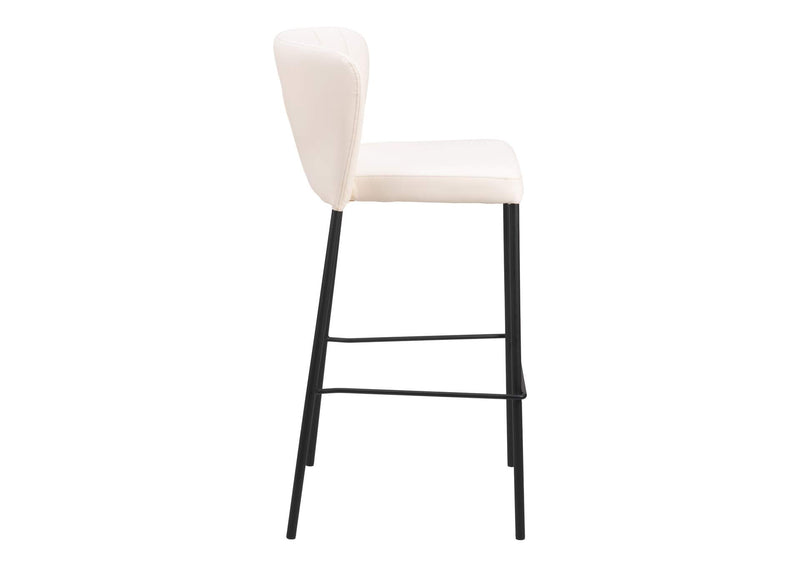 109782 Linz Barstool (Set Of 2) Cream