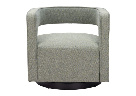 110013 Turku Swivel Chair Sage Green