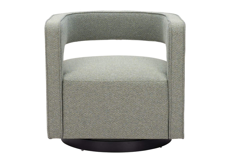 110013 Turku Swivel Chair Sage Green