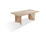 NDMT60 Sumner Double Pedestal Oak Dining Table In Natural