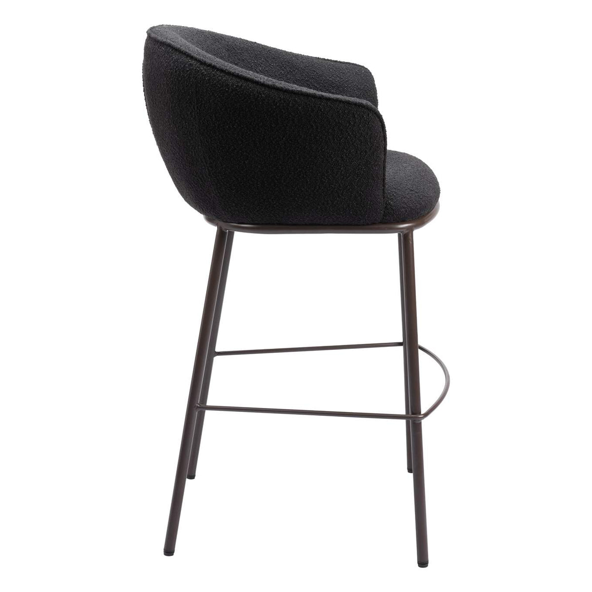 109810 Essen Barstool Black & Bronze