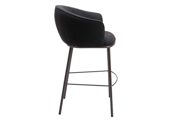109810 Essen Barstool Black & Bronze