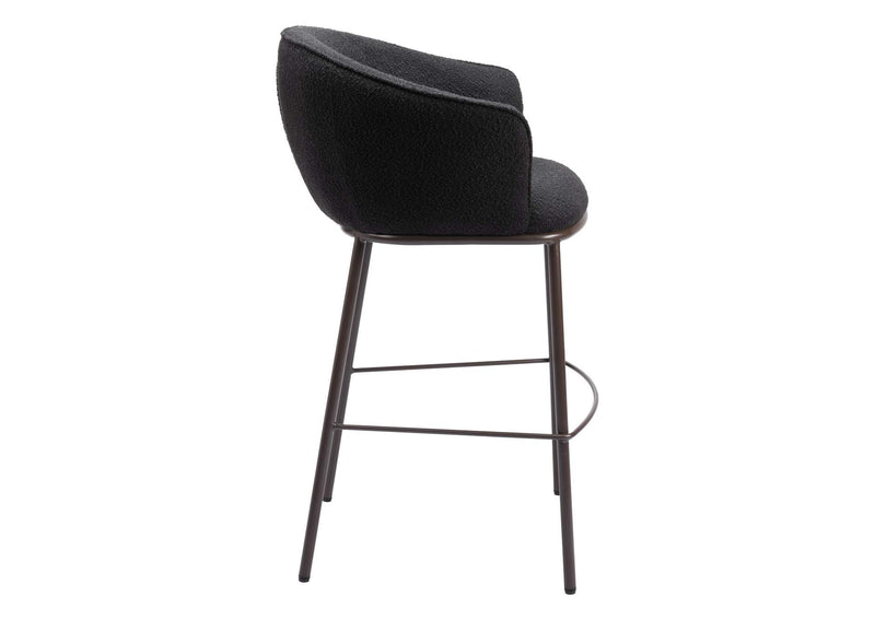 109810 Essen Barstool Black & Bronze