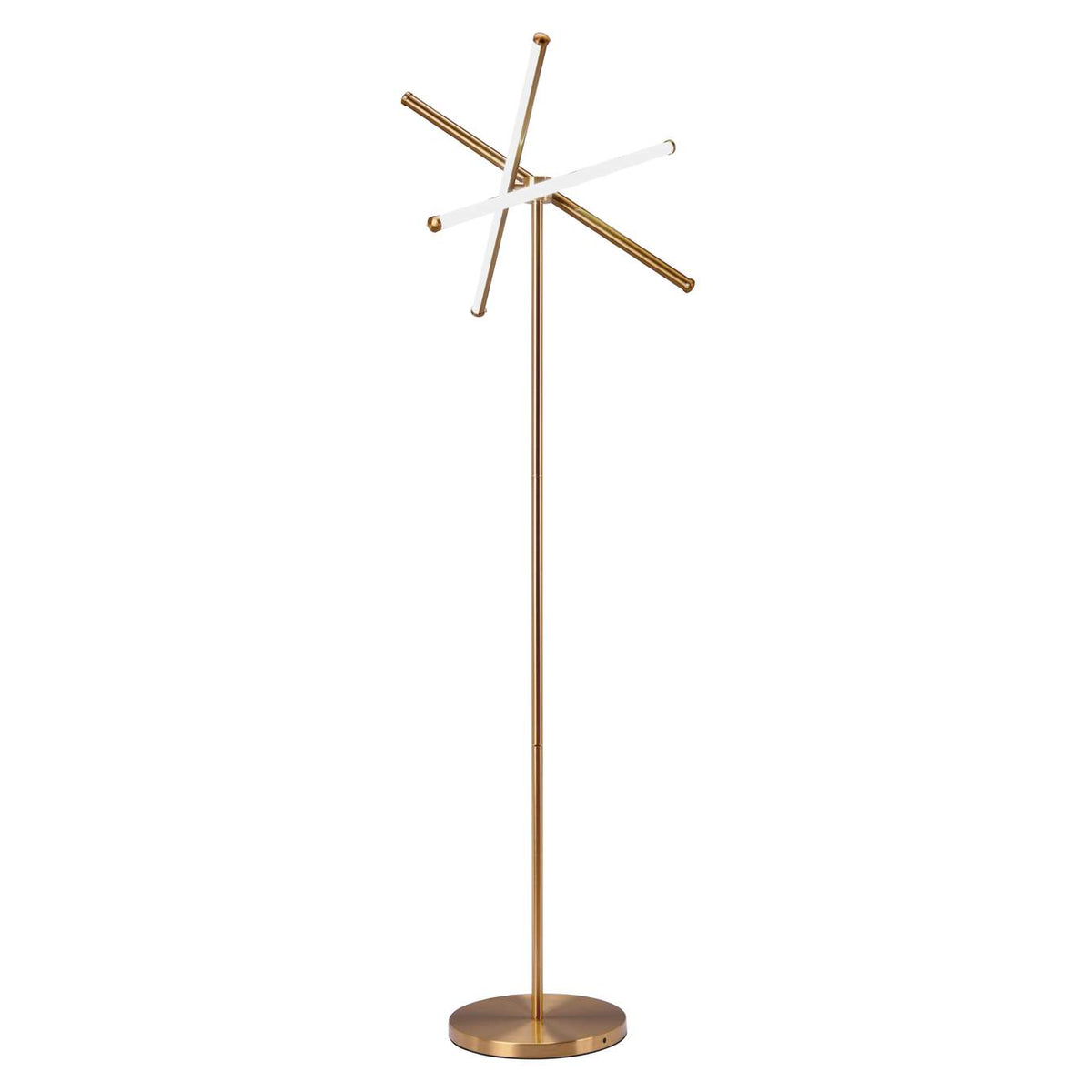 56140 Garza Floor Lamp Brass