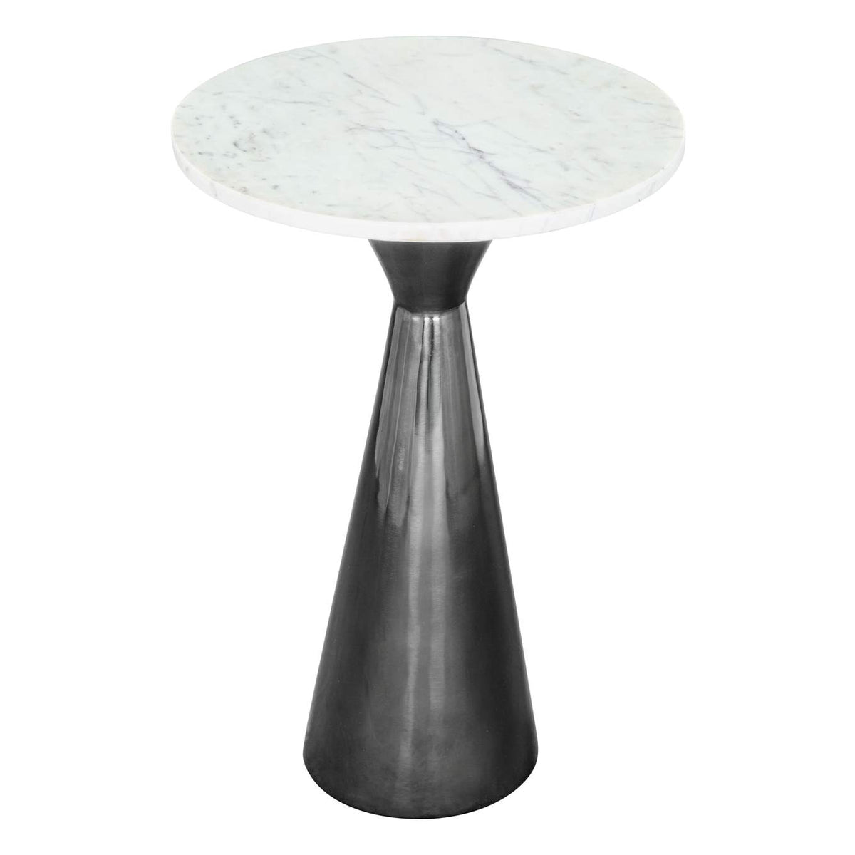 109363 Tim Side Table White & Black
