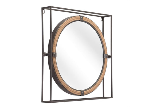 A12222 Capell Mirror Antique Gray