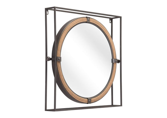 A12222 Capell Mirror Antique Gray
