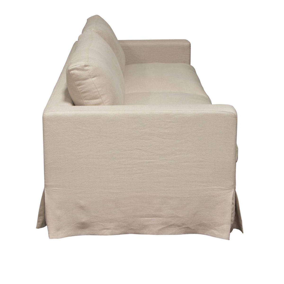 SAVANNAHSOSD Savannah Slip-cover Sofa In Sand Natural Linen