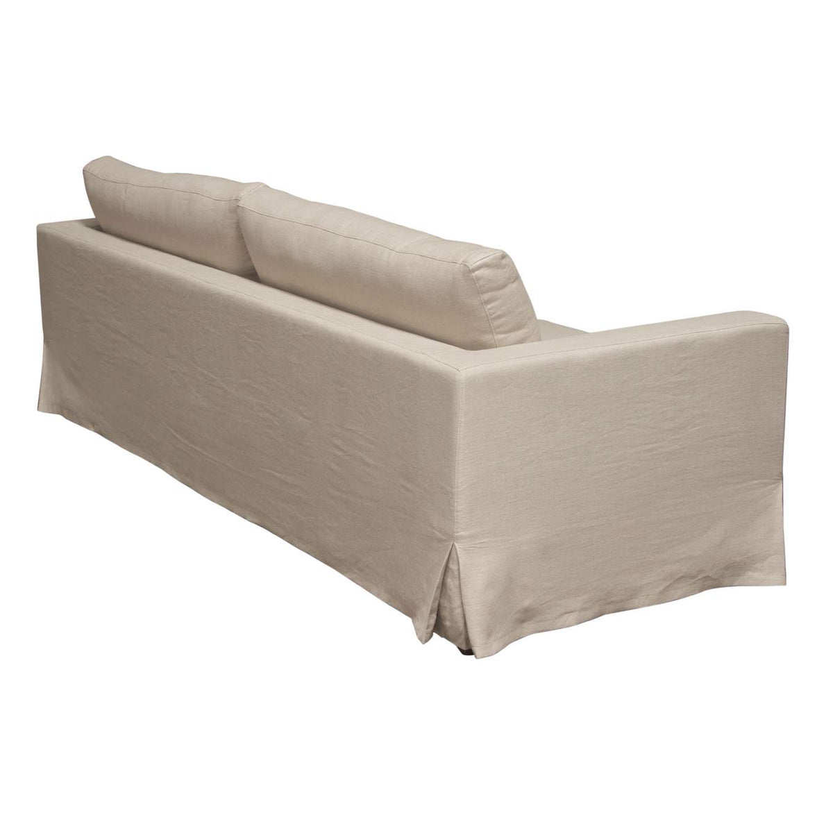 SAVANNAHSOSD Savannah Slip-cover Sofa In Sand Natural Linen