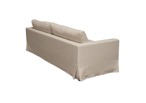 SAVANNAHSOSD Savannah Slip-cover Sofa In Sand Natural Linen