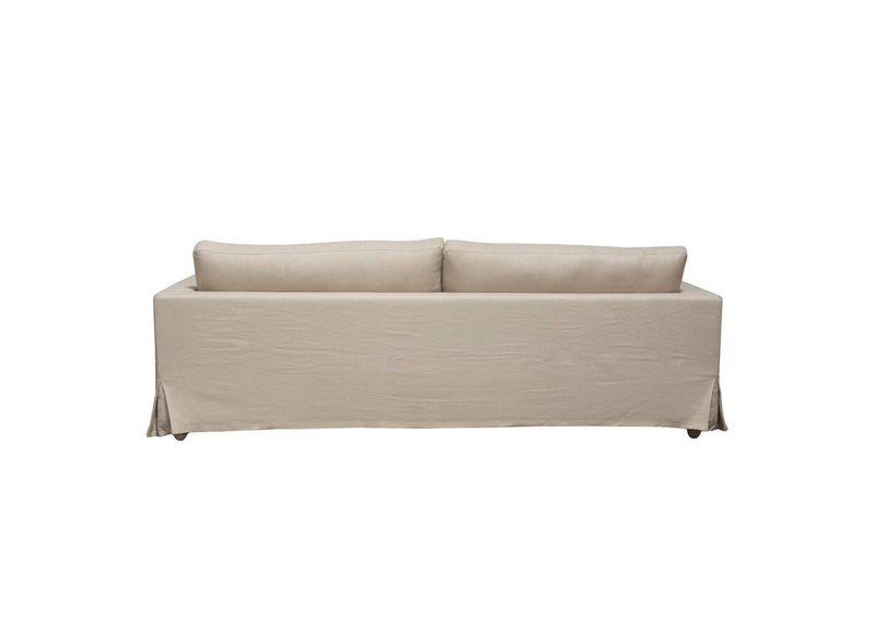 SAVANNAHSOSD Savannah Slip-cover Sofa In Sand Natural Linen