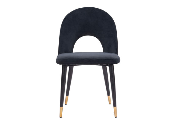 109873 Menlo Dining Chair (Set Of 2) Black