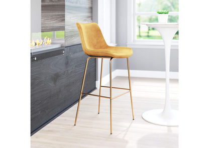 101758 Tony Barstool Yellow & Gold