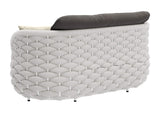 704026 Coral Reef Outdoor Loveseat Gray