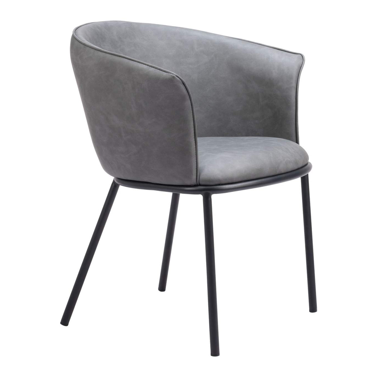 110175 Garston Dining Chair Gray
