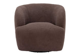 109958 Govan Swivel Chair Brown