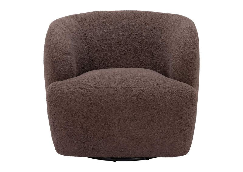 109958 Govan Swivel Chair Brown