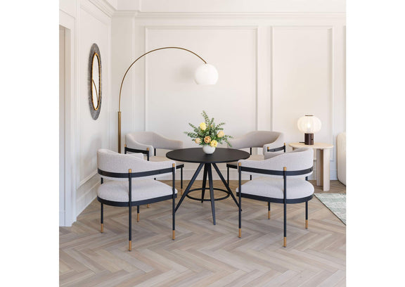 110052 Dinos Dining Table Black