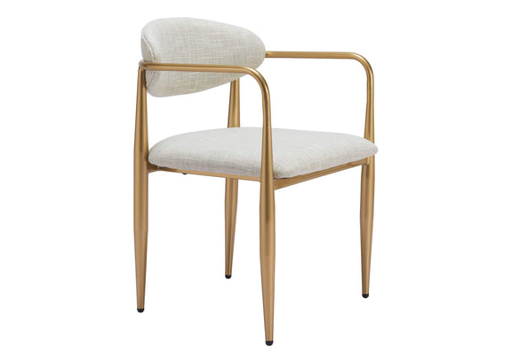 110207 Zens Dining Chair (Set Of 2) Quill Gray