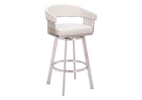 110046 Bantry Swivel Barstool White