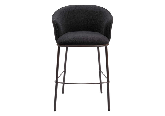 109810 Essen Barstool Black & Bronze