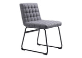 110070 Pago Dining Chair (Set Of 2) Gray