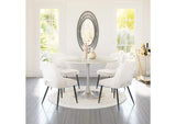 109325 Teddy Dining Chair (Set Of 2) Ivory