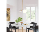 56114 Constance Ceiling Lamp Brass