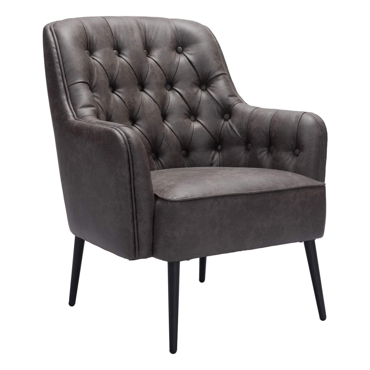 109054 Tasmania Accent Chair Vintage Black