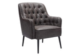109054 Tasmania Accent Chair Vintage Black