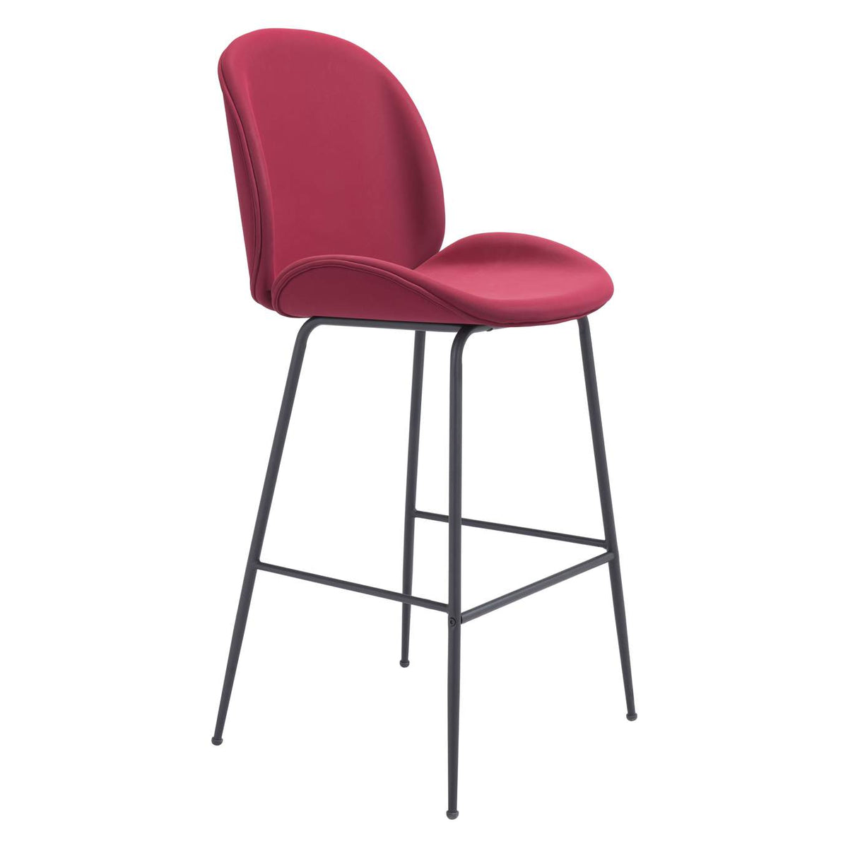 101742 Miles Barstool Red