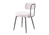109738 Blanca Dining Chair (Set Of 2) Ivory