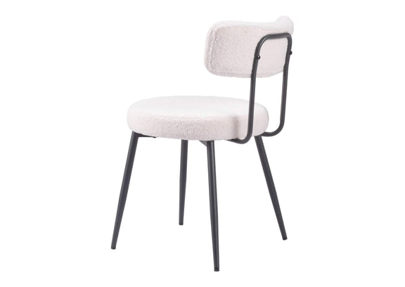 109738 Blanca Dining Chair (Set Of 2) Ivory