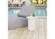 704021 Kogur Outdoor Side Table White