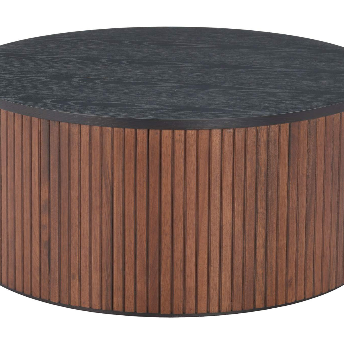 110299 Nejaus Coffee Table Black & Walnut