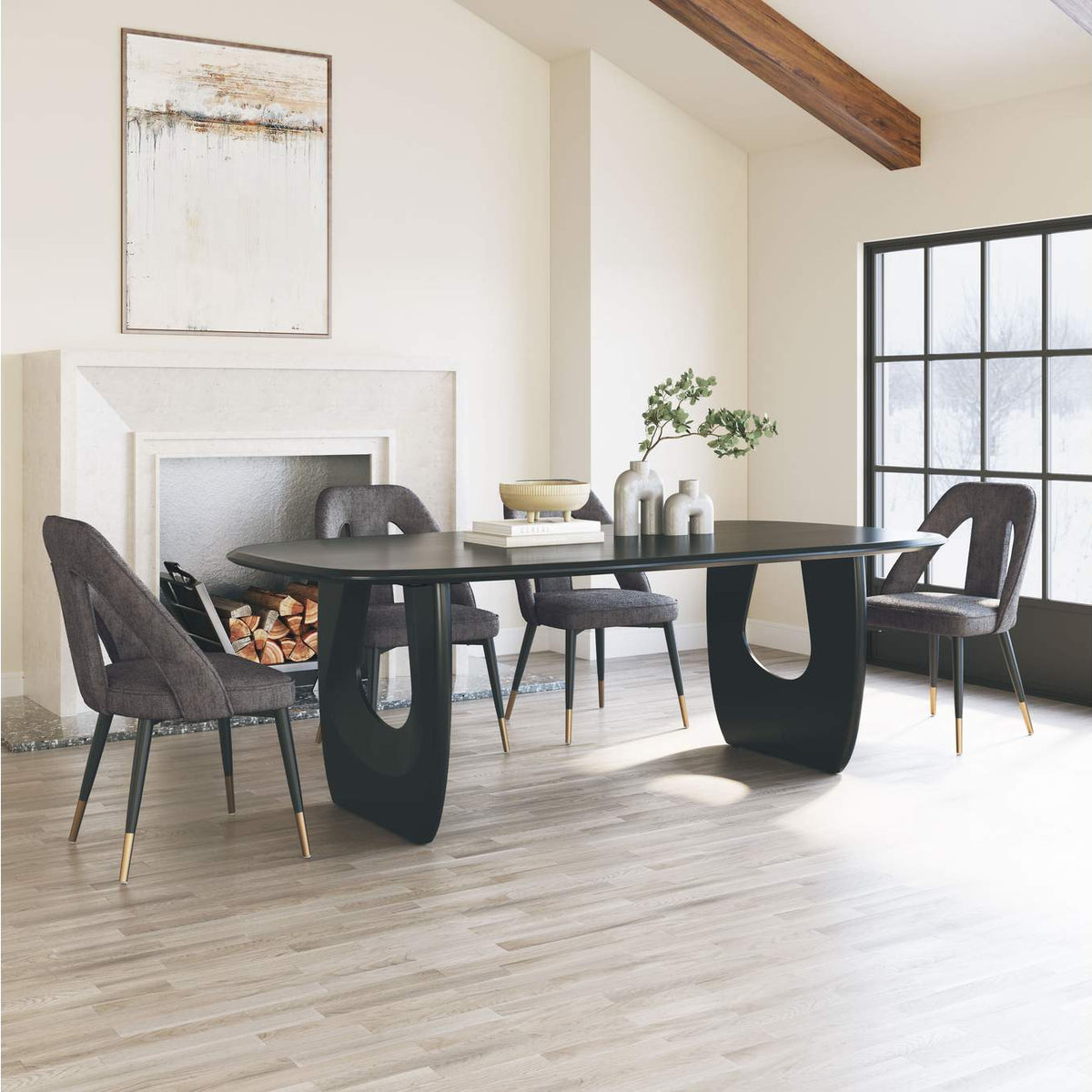 110003 Artus Dining Chair Gray