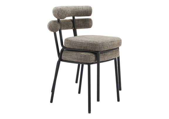 110098 Kede Dining Chair (Set Of 2) Green Tweed