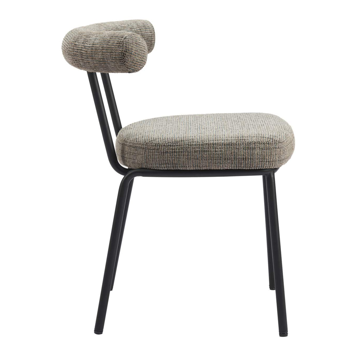 110098 Kede Dining Chair (Set Of 2) Green Tweed