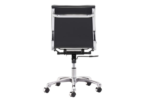 215218 Lider Plus Armless Office Chair Black