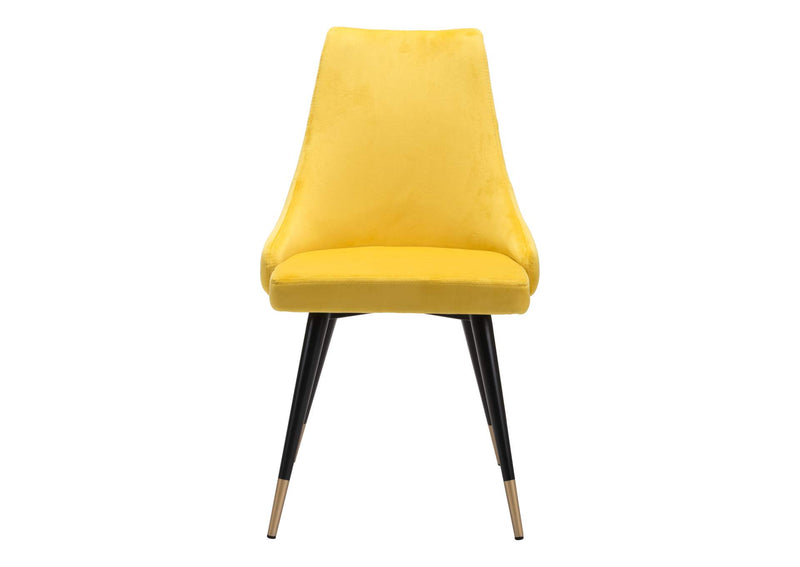 101091 Piccolo Dining Chair (Set Of 2) Yellow