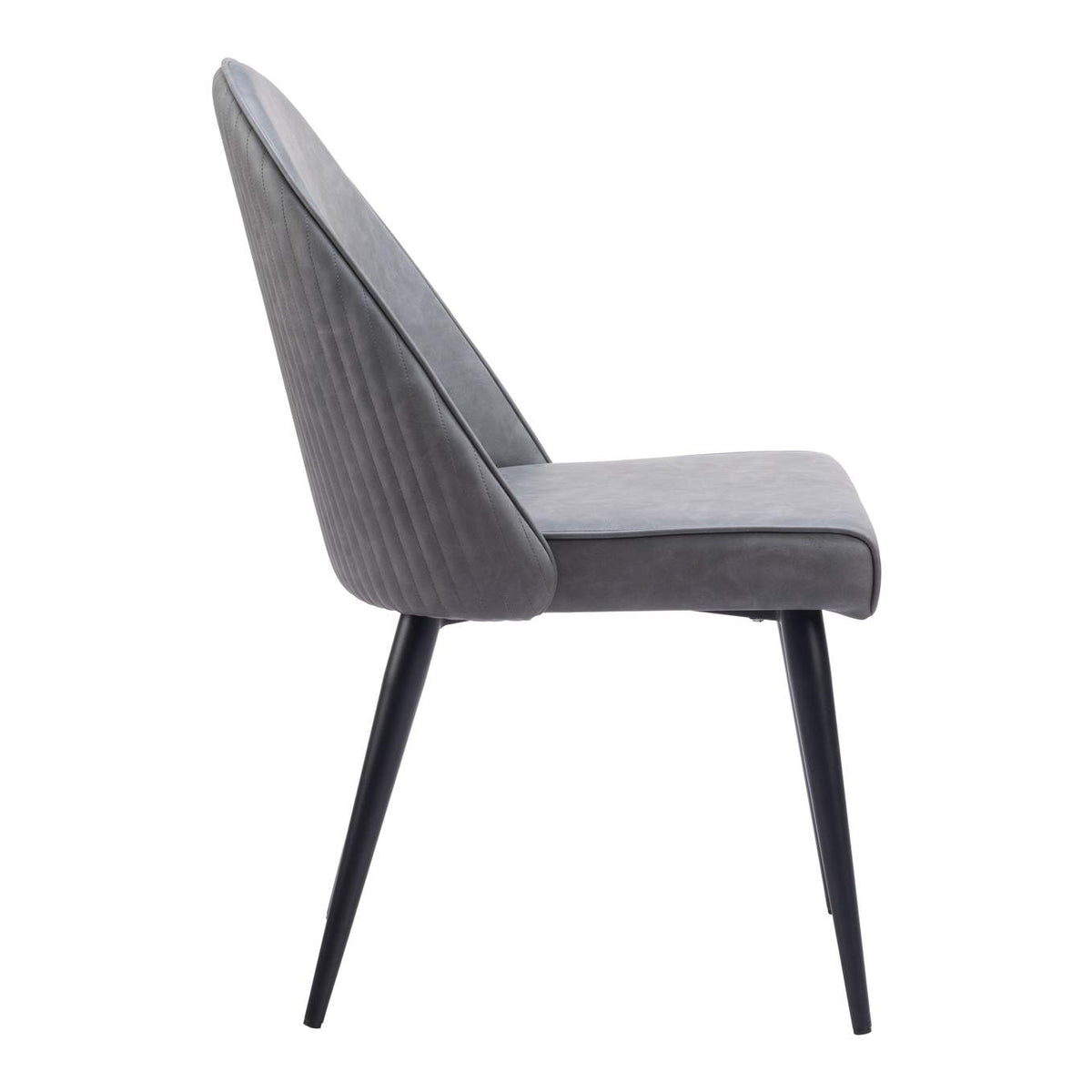110118 Silloth Armless Dining Chair (Set Of 2) Gray
