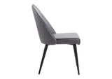 110118 Silloth Armless Dining Chair (Set Of 2) Gray