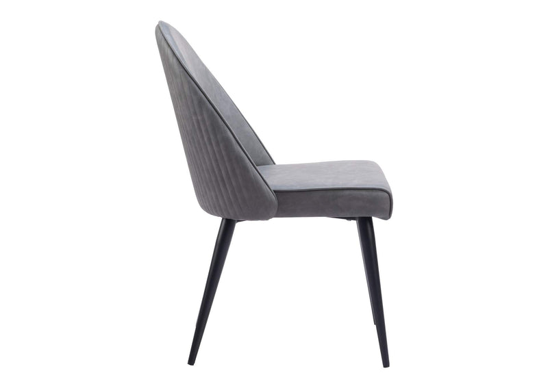 110118 Silloth Armless Dining Chair (Set Of 2) Gray