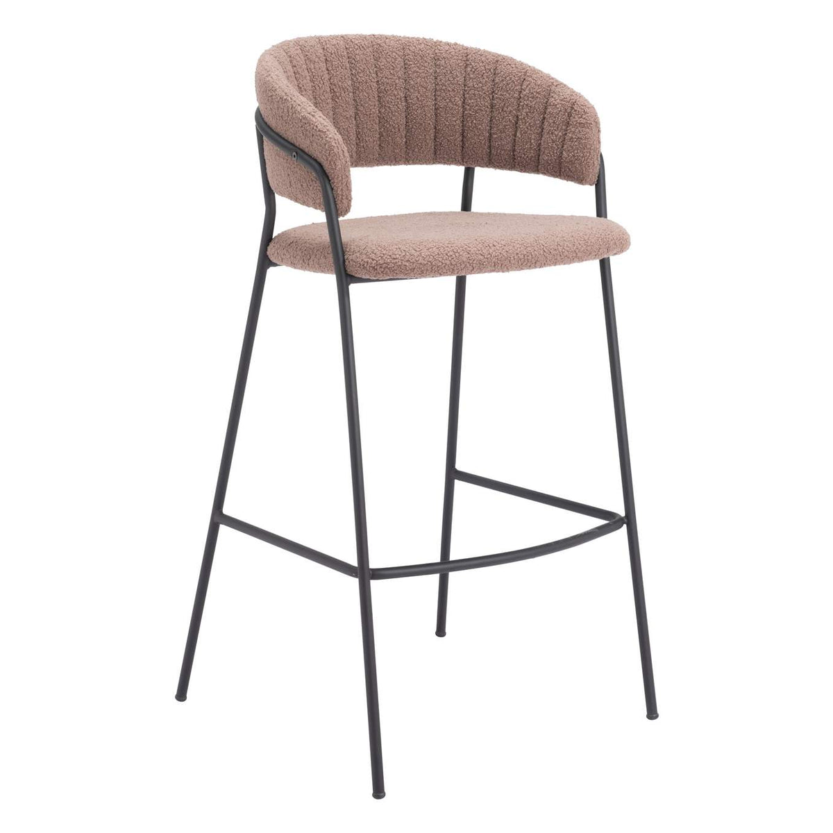 109674 Josephine Barstool (Set Of 2) Brown